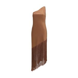 PINKO Brown Polyester Cocktail Women's Dress